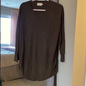 Incredibly soft olive tunic sweater